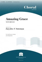 Amazing Grace SATB choral sheet music cover